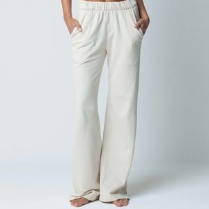 WOMENS FRENCH TERRY LOUNGE PANT (in color BONE) Size L